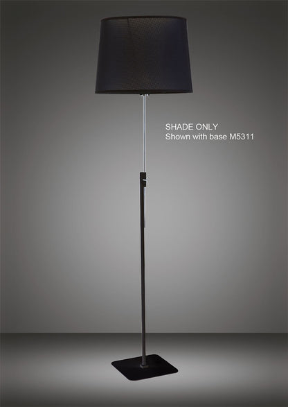 Mantra M5313 Habana Black Round Shade 300/350mm x 250mm, Suitable for Floor Lamps