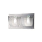Diyas Charis Wall Light Switched 2 Light G9 Polished Chrome/Glass/Crystal