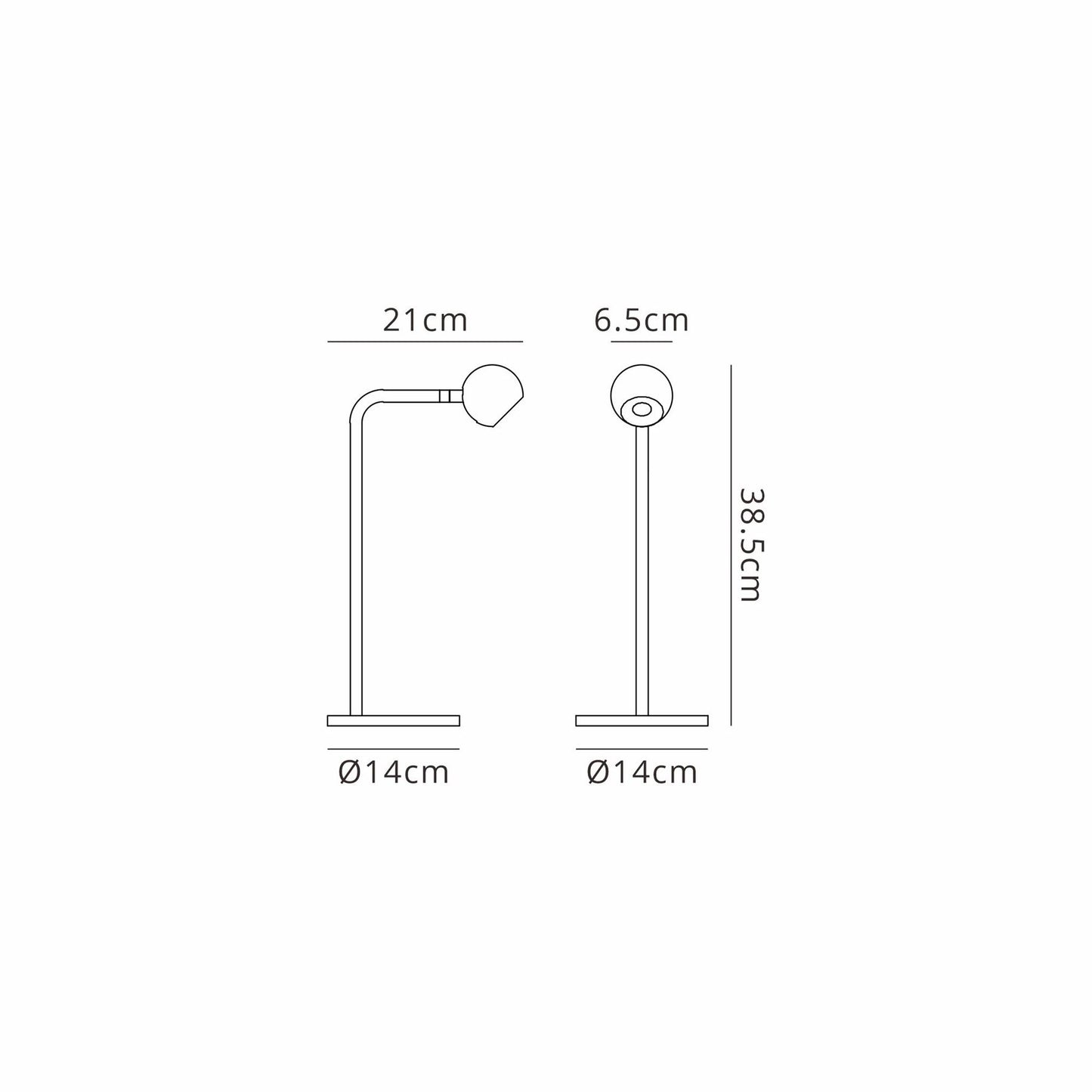 Mantra Fusion Eyes 38.5cm Table Lamp, 6W LED, 3000K, 390lm, Sand Black, 3yrs Warranty