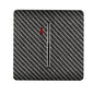 Trendi Switch 1 Gang 20 Amp Modern Designer Heavy Duty Rocker Switch in Carbon Fibre