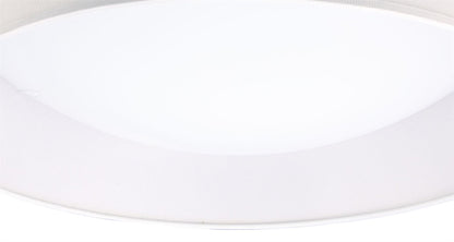 Mantra Nordica Plafones M4962 Nordica Ceiling 30W LED 60CM Off White 3000K, 3000lm, White Acrylic with Ivory White Shade, 3yrs Warranty