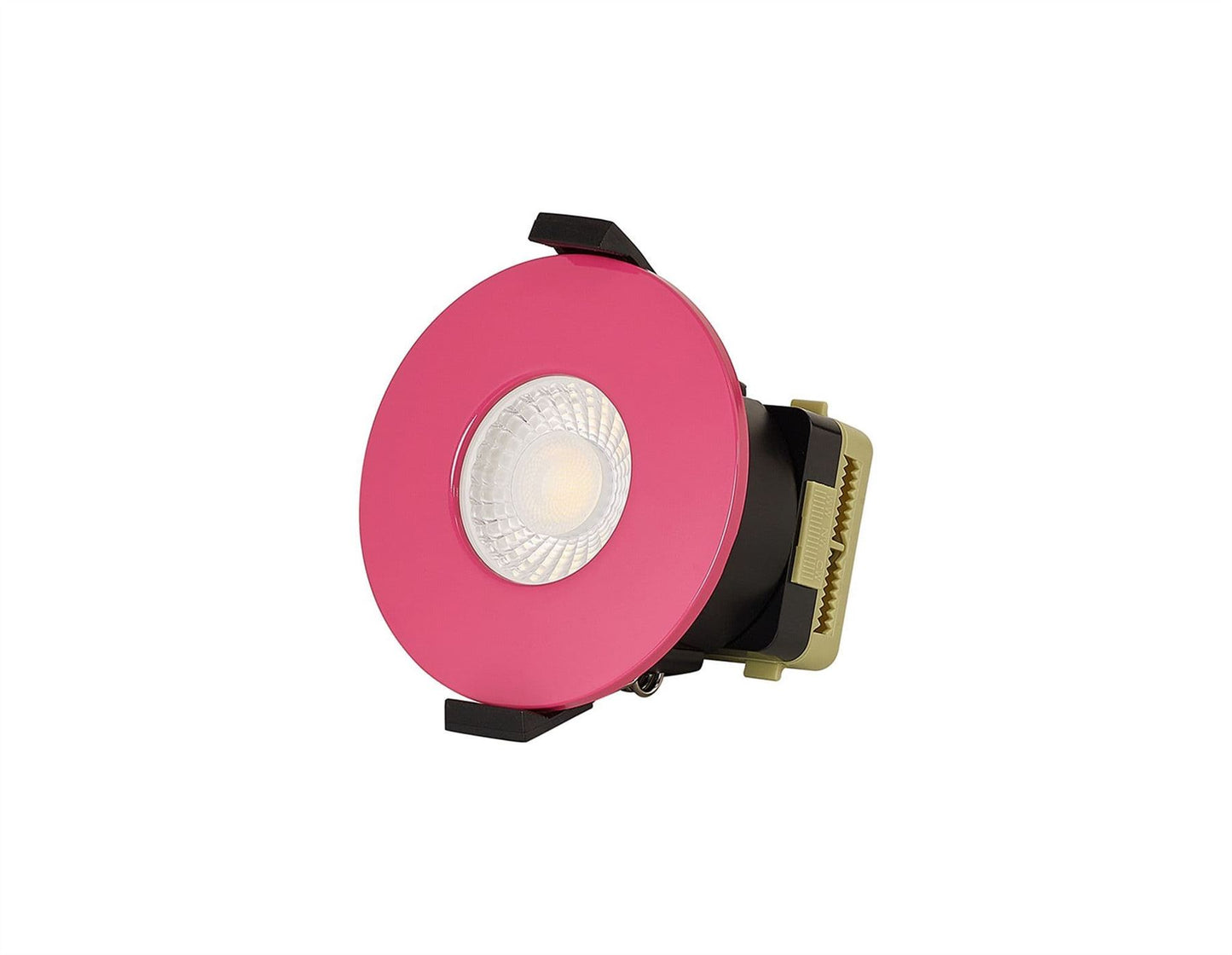 Trendi Switch Dimmable IP65 CCT LED Fire Rated Downlight in Candy Pink