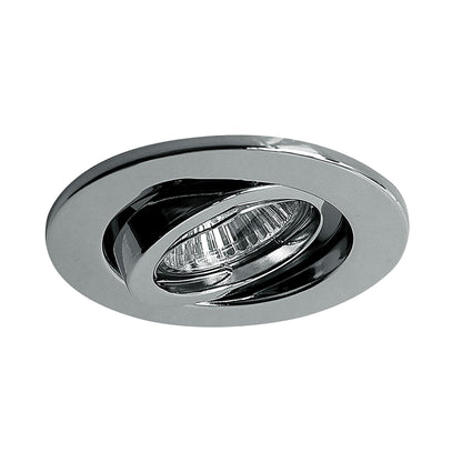 Deco Hudson GU10 Adjustable Downlight Polished Chrome (Lamp Not Included), Cut Out: 84mm