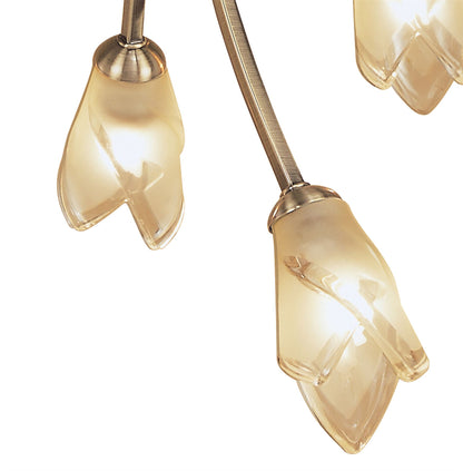 Mantra Pietra Ceiling 3 Light G9, Antique Brass