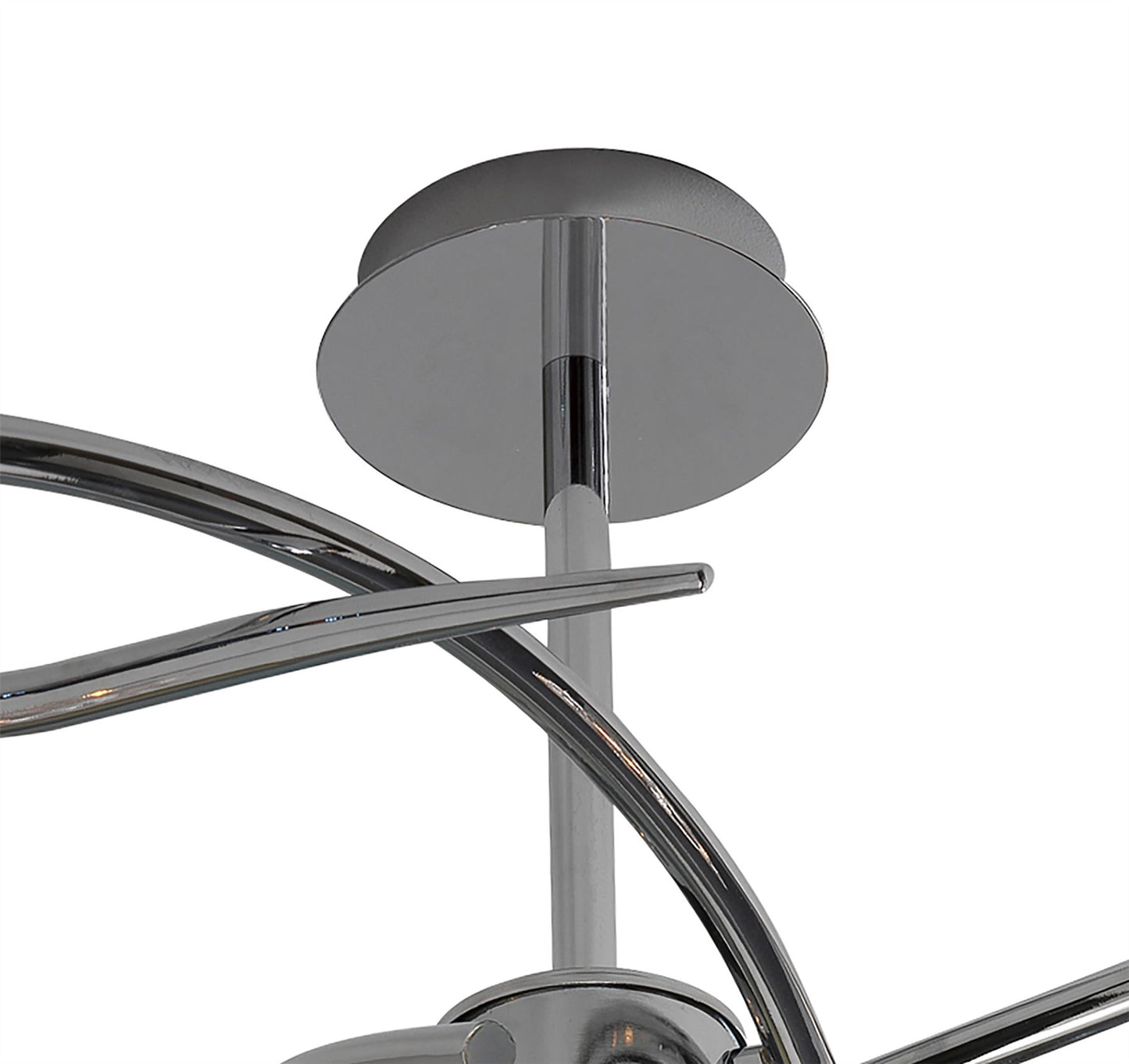 Mantra Amel 42cm Ceiling E14 3 Light Polished Chrome