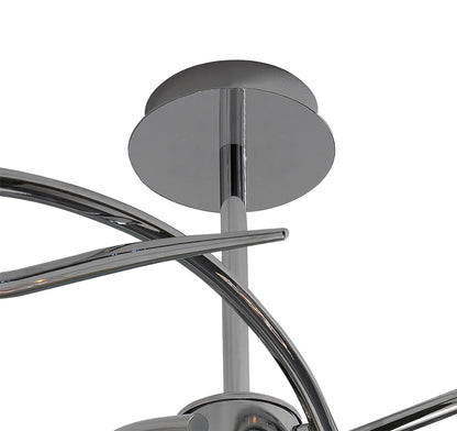 Mantra Amel 42cm Ceiling E14 3 Light Polished Chrome