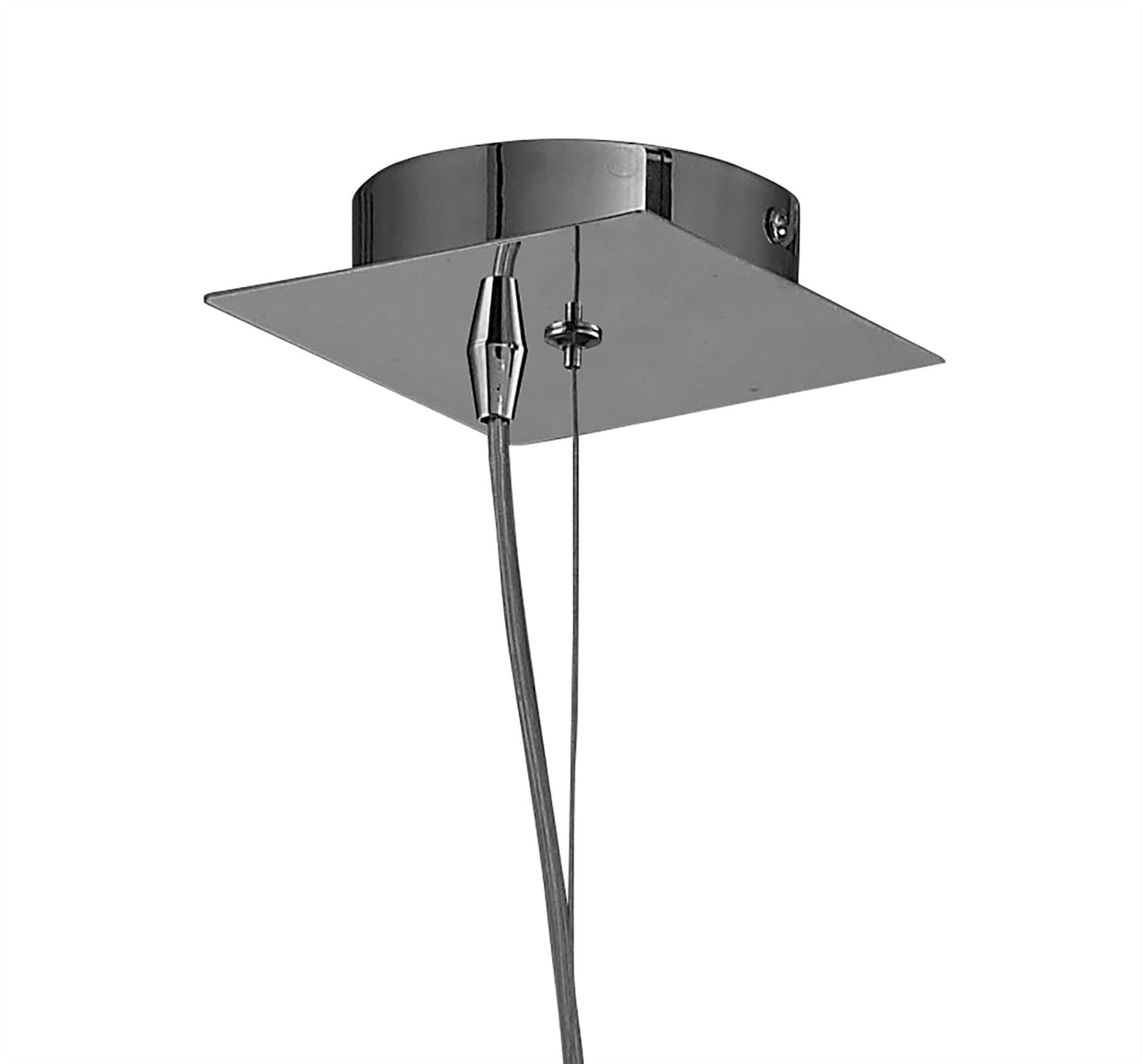 Mantra M3963 Artic Pendant 1 Light E27 Large, Polished Chrome