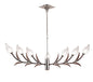 Mantra Holland Telescopic Pendant 9 Light G9, Polished Chrome/Wenge