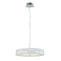 Diyas Phoenix 40cm  18W LED 4000K White/Crystal Ceiling Pendant Light Fitting