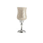 Diyas Home (DH) Trina Mosaic Candle Holder Small Polished Chrome Mosaic