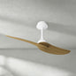 Ipanema 1m 32W Twin Blade Ceiling Fan (No Light), Remote Control, White/Wood, 5yrs Warranty