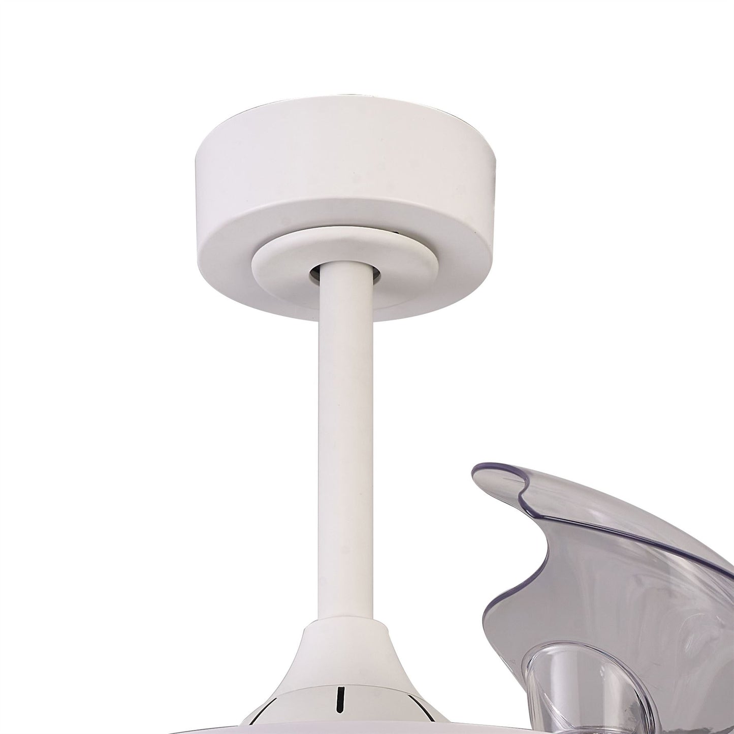 North 40W LED Dimmable White/RGB Ceiling Light With Built-In 28W DC Reversible Fan, Remote Control 3000-6500K, 2500lm, White, 5yrs Warranty