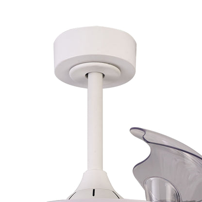 North 40W LED Dimmable White/RGB Ceiling Light With Built-In 28W DC Reversible Fan, Remote Control 3000-6500K, 2500lm, White, 5yrs Warranty