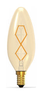 Luxram Rustica Candle C45/S E14 Tinted 40W Incandescent