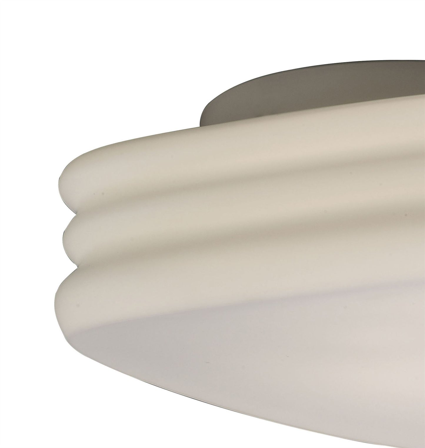 Mantra M3624 Mediterraneo Ceiling/Wall 2 Light E27 Medium, Frosted White Glass