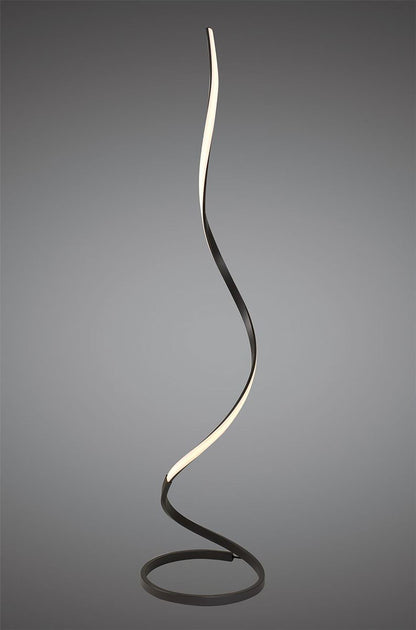 Mantra M5363 Nur Brown Oxide Floor Lamp 22W LED 2800K, 1800lm, Dimmable Frosted Acrylic/Brown Oxide, 3yrs Warranty