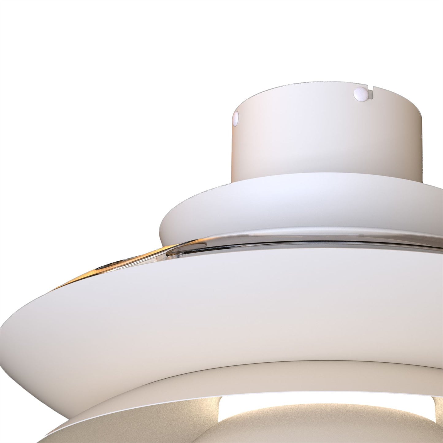 Aconcagua 50cm 20W LED Dimmable Ceiling Light With Built-In 30W DC Fan, 3000-5000K Remote Control, 3600lm, White, 5yrs Warranty