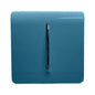 Trendi Artistic Modern Glossy Tactile Auto Retractive Door Bell Switch Ocean Blue