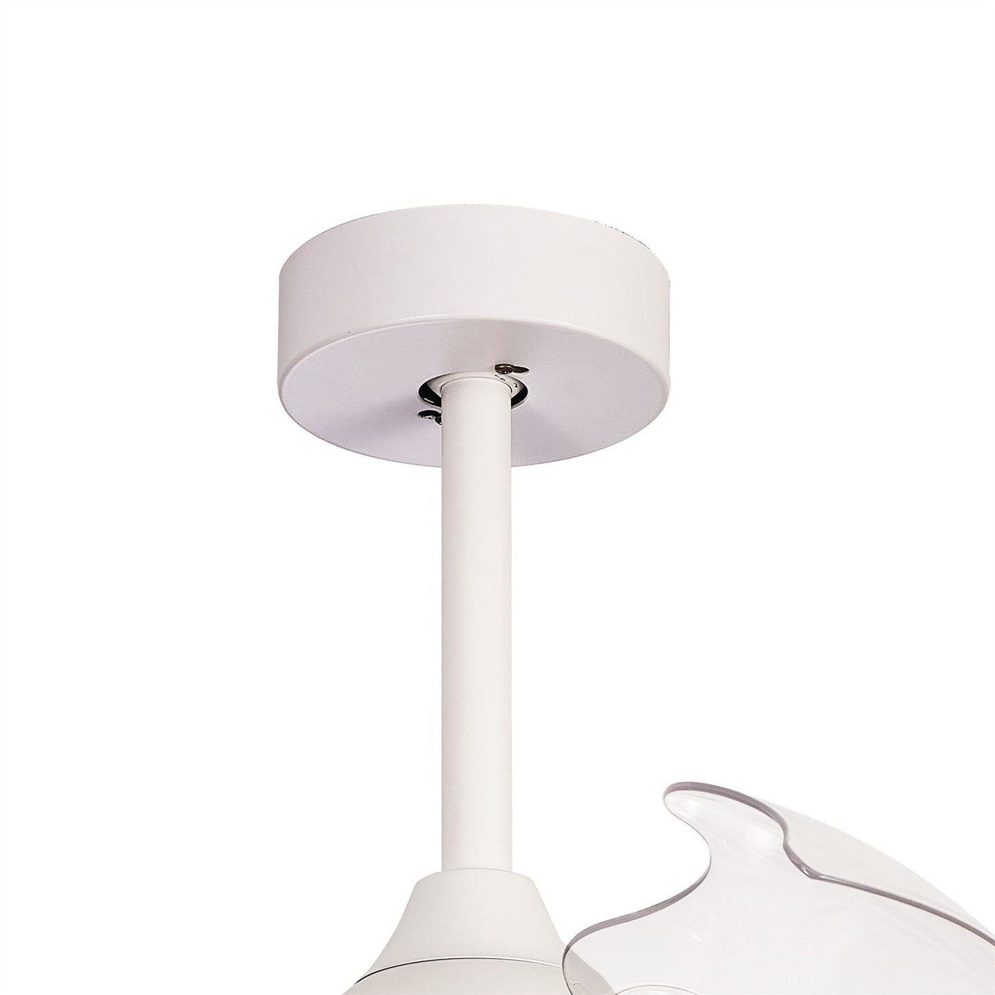 Coin Air 60W LED Dimmable Ceiling Light With Built-In 30W DC Reversible Fan, Remote & APP Control, White, 3300lm, 5yrs Warranty