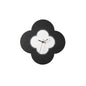 Diyas Home (DH) Infinity Flower Clock Black/White Wall
