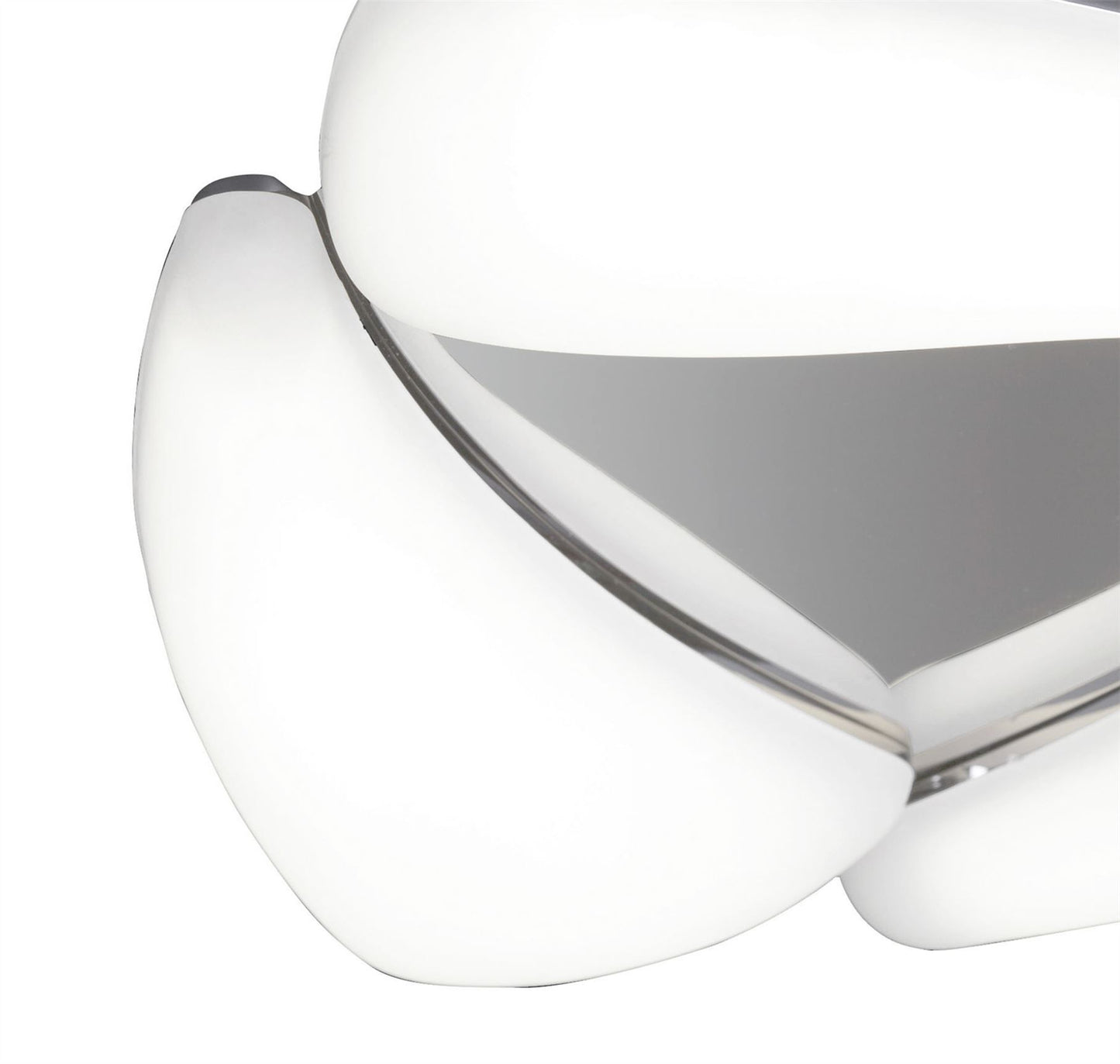 Mantra Mistral LED M3805 Mistral Ceiling 18W LED 3000K, 1620lm, Polished Chrome/Frosted Acrylic, 3yrs Warranty - M3805 Ceiling