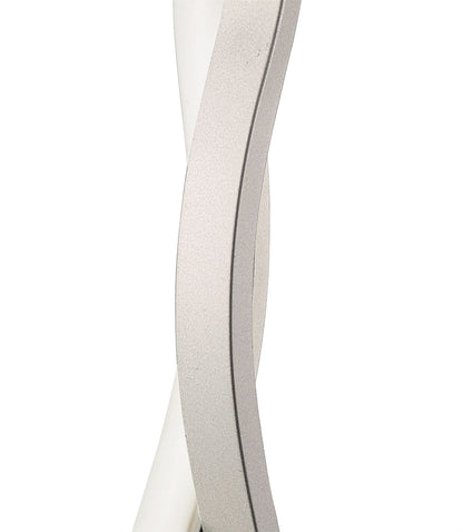 Mantra Sahara Wall Light 6W LED 3000K, 420lm, Dimmable Silver/Frosted Acrylic/Polished Chrome, 3yrs Warranty