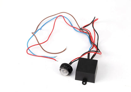 Deco Espial Remote Fixing 20mm Miniature Photocell IP65 20-70 Lux 5A Black - D0061 Ancillary