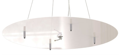 Mantra M5033 Nordica Pendant Kit 90CM, Polished Chrome/White Acrylic