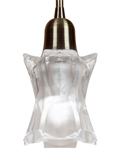 Mantra Alaska GU10 11cm Pendant 1 Light L1/SGU10, Antique Brass, CFL Lamps INCLUDED