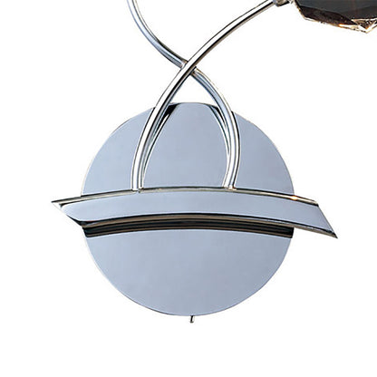 Diyas Izona Wall Light 2 Light G4 Polished Chrome, NOT LED/CFL Compatible