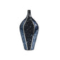 Diyas Home (DH) Sapphire Mosaic Vase Large Blue/Silver Mosaic