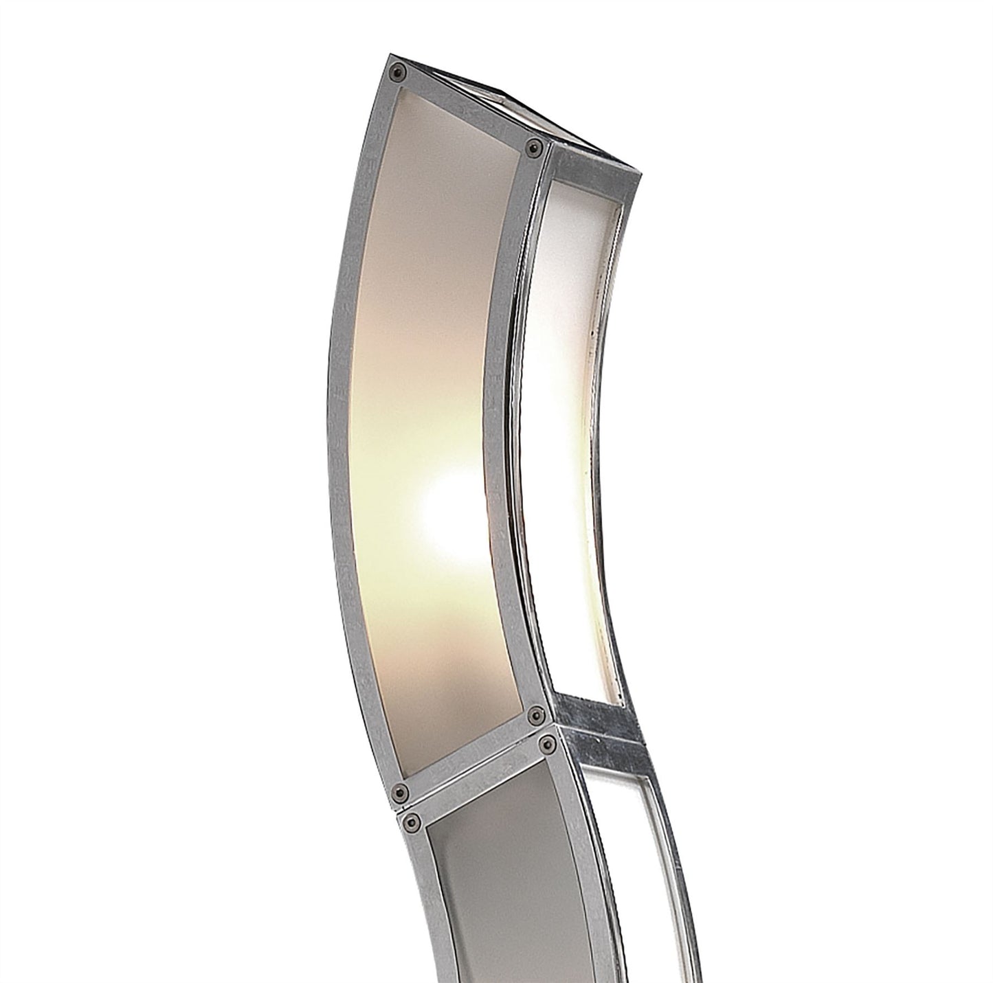 Mantra Duna GU10 Floor Lamp 6 Light L1/SGU10, Polished Chrome/White Acrylic, CFL Lamps INCLUDED
