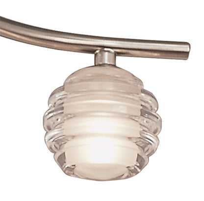 Mantra Sphere 51.7cm Semi Flush 3 Light G9, Satin Nickel