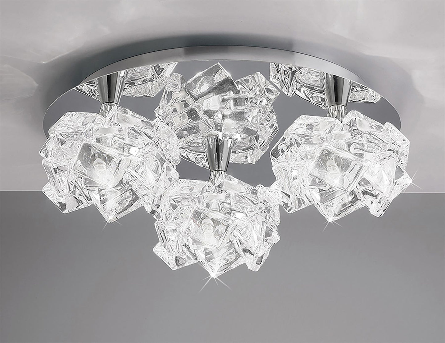 Mantra M3955 Artic Ceiling 3 Light G9 Round Small, Polished Chrome