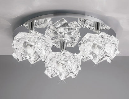 Mantra M3955 Artic Ceiling 3 Light G9 Round Small, Polished Chrome