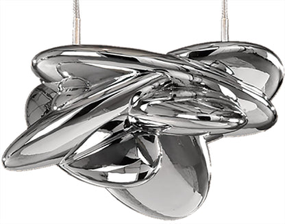 Mantra M5904 Nido Pendant 25cm Round 1 + 1 Lights 6W + 5W LED 3000K, 800lm, Chrome, 3yrs Warranty