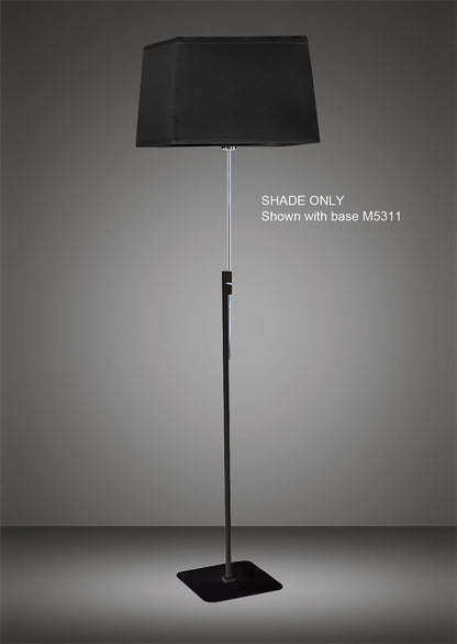 Mantra M5315 Habana Bkack Square Shade 355/355x250mm, Suitable for Floor Lamps