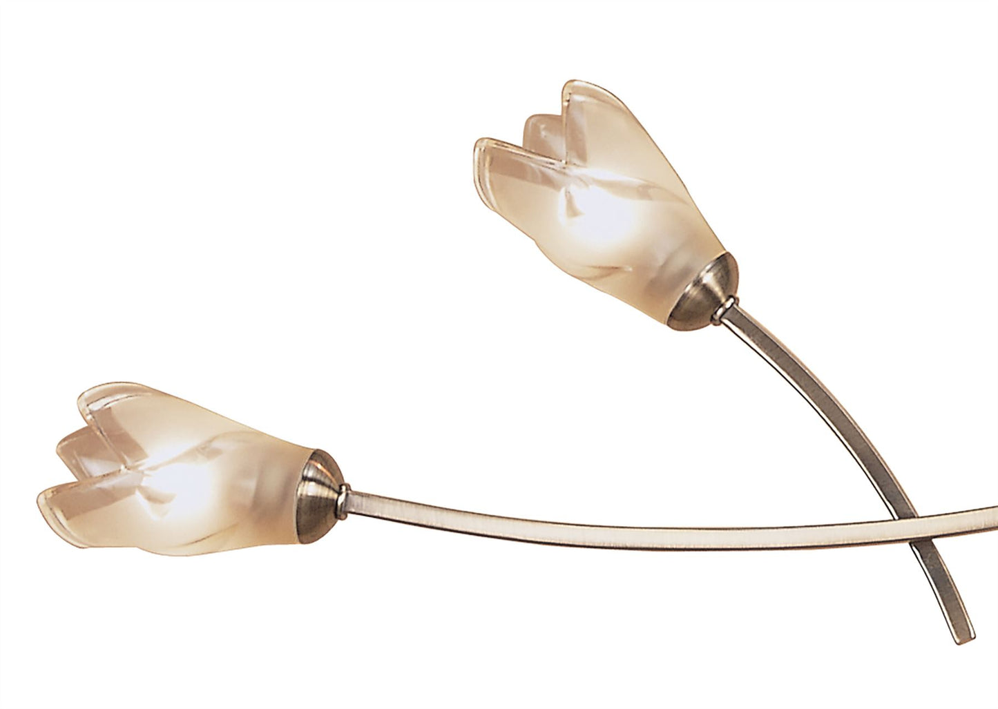 Mantra Pietra Linear Pendant 2 Arm 4 Light G9, Antique Brass