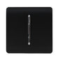 Trendi Modern Auto Retractive Door Bell Switch Matt Black Soft Touch - ART-DBSTB