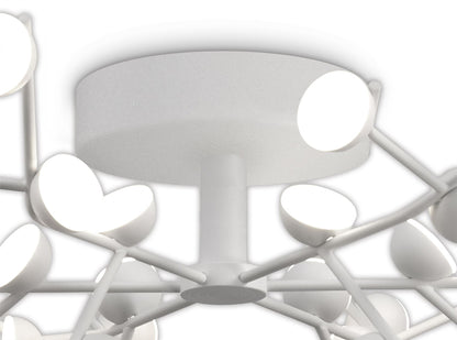 Mantra M6415 Adn 36 Light Ceiling Light, Round 74cm, 100W LED, 3000K, 5500lm, White, 3yrs Warranty