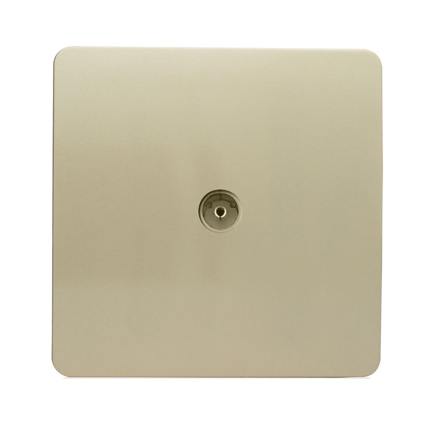 Trendi Artistic Modern Glossy Tactile TV Socket Gold ART-TVSGO