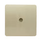 Trendi Artistic Modern Glossy Tactile TV Socket Gold ART-TVSGO