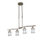 Mantra Alaska GU10 Telescopic 4 Light L1, SGU10 Bar, Satin Nickel, CFL Lamps INCLUDED