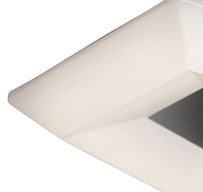 Mantra M3795 City Ceiling 28W LED Large 3000K, 2800lm, Polished Chrome/White Acrylic, 3yrs Warranty - M3795 Ceiling