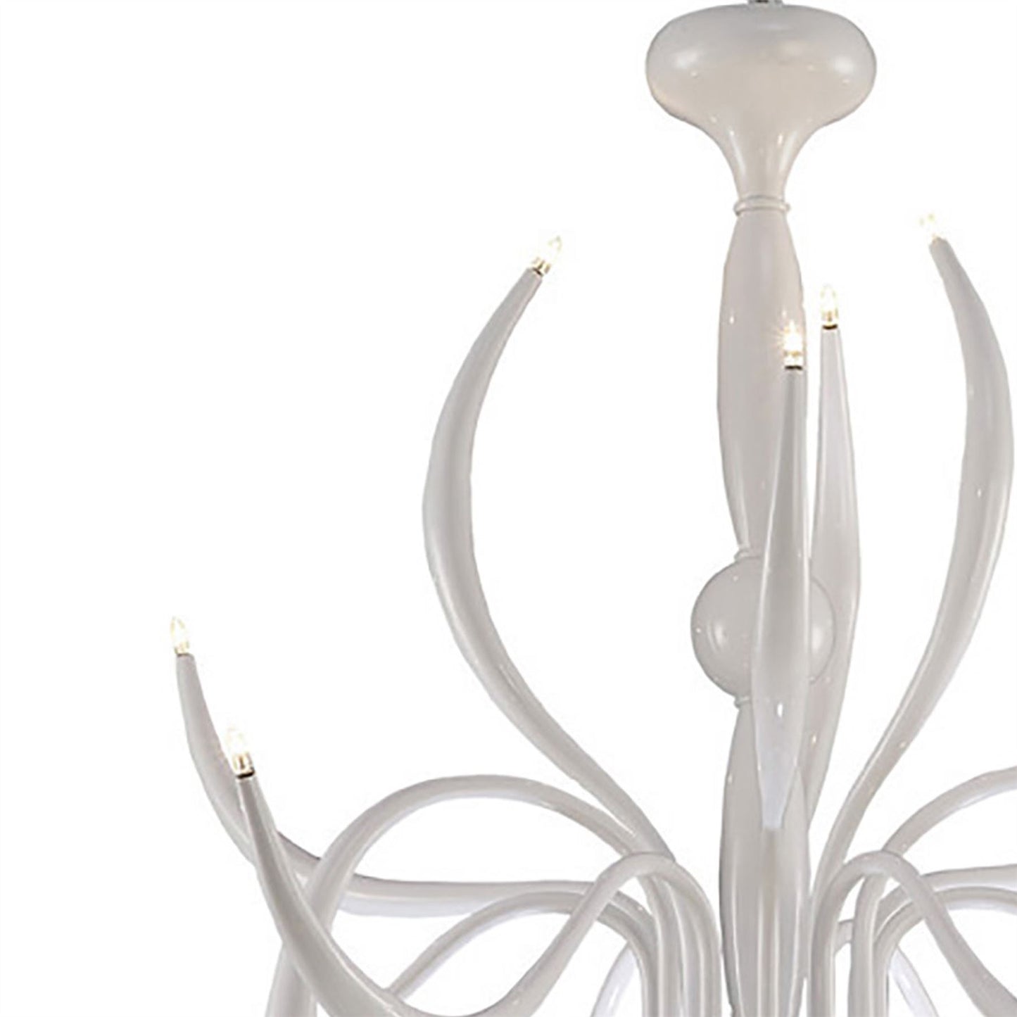 Diyas Llamas 96cm  15 Light G4 White, NOT LED/CFL Compatible Ceiling Pendant Light Fitting