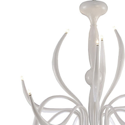 Diyas Llamas 96cm  15 Light G4 White, NOT LED/CFL Compatible Ceiling Pendant Light Fitting
