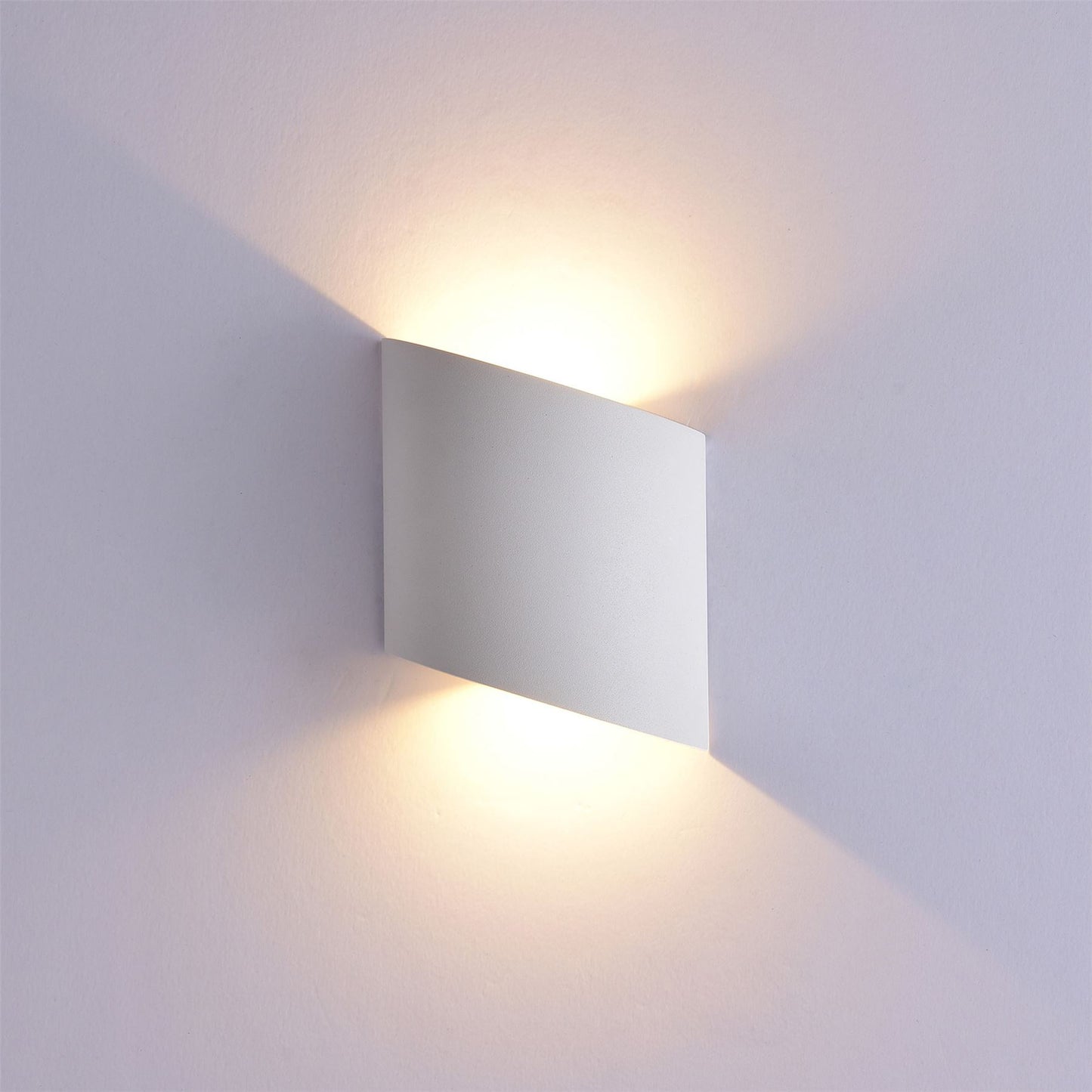 Mantra Fusion Sochi Wall Light, 6W LED, 3000K, 660lm, IP54, Sand White, 3yrs Warranty