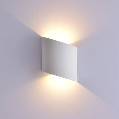 Mantra Fusion Sochi Wall Light, 6W LED, 3000K, 660lm, IP54, Sand White, 3yrs Warranty