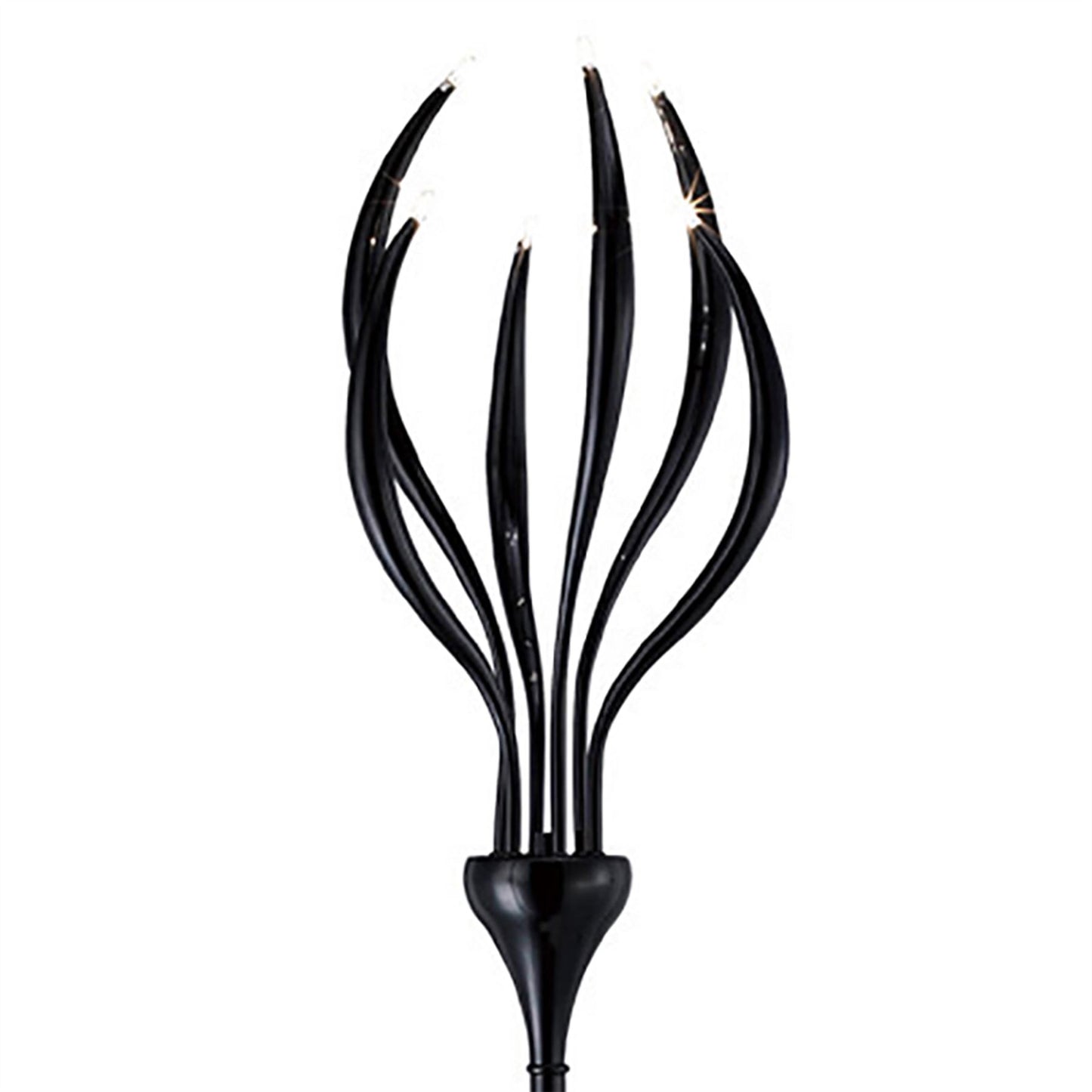 Diyas Llamas Floor Lamp 6 Light G4 Black, NOT LED/CFL Compatible