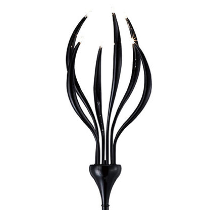 Diyas Llamas Floor Lamp 6 Light G4 Black, NOT LED/CFL Compatible